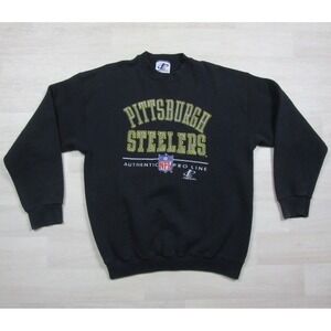Vintage 90s Logo Athletic Pittsburgh Steelers Crewneck Men's (L) NFL Pro Line